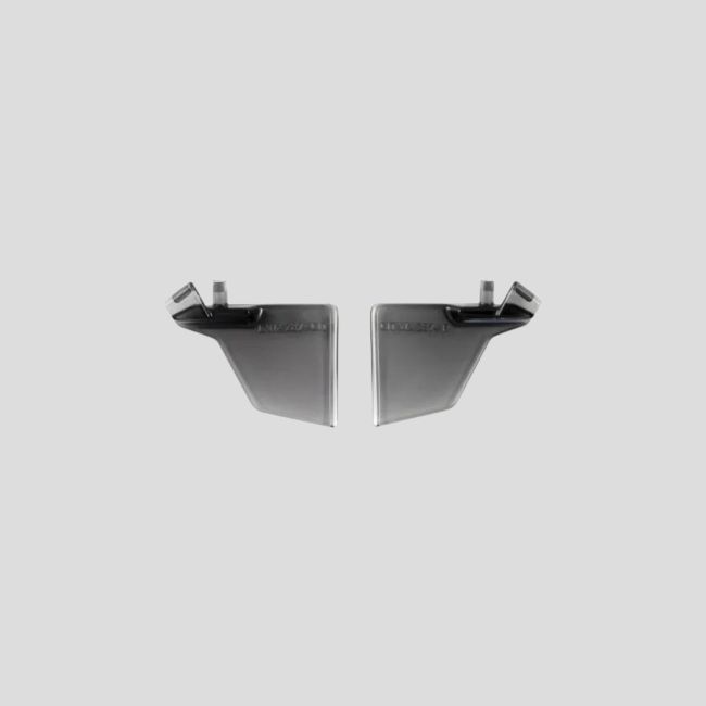Ersatz-Seitenschilde für Citadel-Brille - Schwarz Transparent - Wiley X