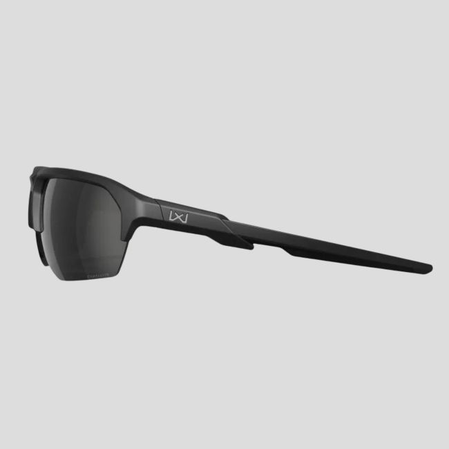Ballistische Schutzbrille Jakl (Captivate™ polarisierte und Spiegel-Schwarze Gläser) - Schwarz - Wiley X