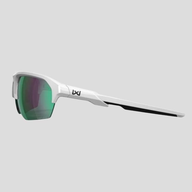 Zonnebril Jakl (Captivate™ gepolariseerde en groene spiegelglazen) - Wit - Wiley X