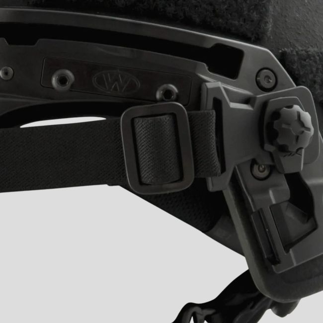Sistema de sujeción en casco Team Wendy para máscara Spear/Nerve - Negro - Wiley X