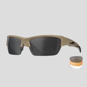 Ballistische Schutzbrille Valor (Kit 3 Gläser Grau/Farblos/Rostbraun) - Tan - Wiley X