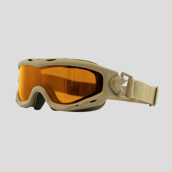 Balistyczna maska ochronna Spear Dual Lense (zestaw 3 soczewek Szary/Bezbarwny/Rdzawy) - Tan - Wiley X