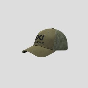 Casquette camionneur avec logo Noir - Vert Olive - Wiley X