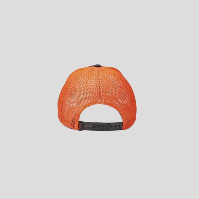 Czapka trucker z logo Pomarańczowy - Ciemny Szary/Pomarańczowy - Wiley X