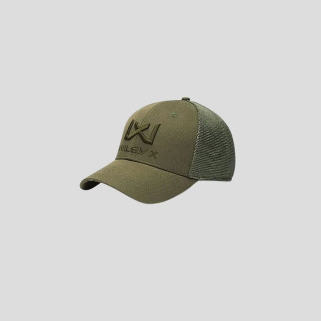 Casquette camionneur avec logo Vert Olive - Vert Olive - Wiley X