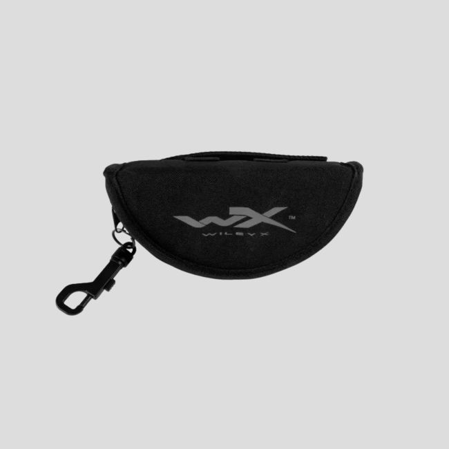 Halbstarres Molle-Reißverschlussetui für Brillen - Schwarz - Wiley X