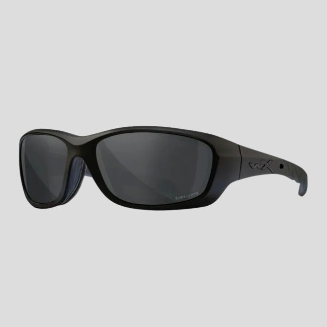 Lunettes de protection balistique Gravity (verres Captivate™ polarisés Gris) - Noir - Wiley X