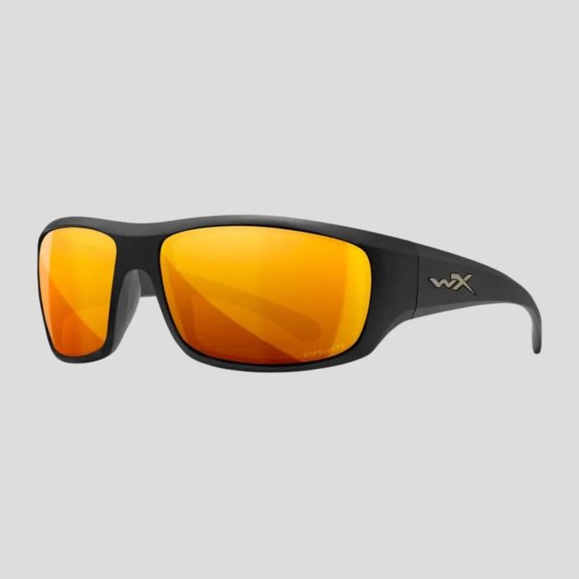 Gafas de protección balística Omega (cristales Captivate™ polarizados y espejos Bronce) - Negro - Wiley X