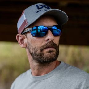 Lunettes de protection balistique Prime (verres Captivate™ polarisés et miroirs Bleus) - Gris Transparent - Wiley X