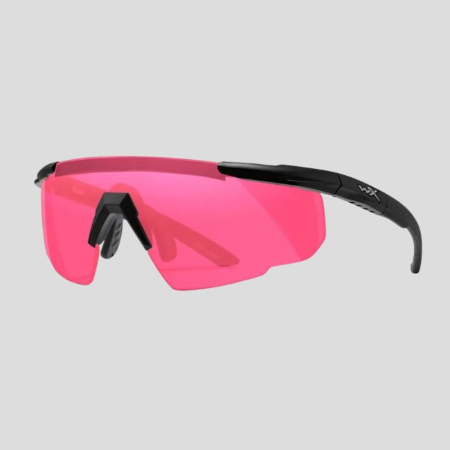 Okulary ochronne balistyczne Saver Advanced (soczewka Karmazynowa) - Czarny - Wiley X
