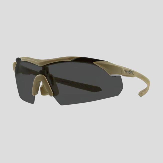 Lunettes de protection balistique Vapor Comm (kit 3 verres Gris/Incolore/Rouillé) - Tan - Wiley X