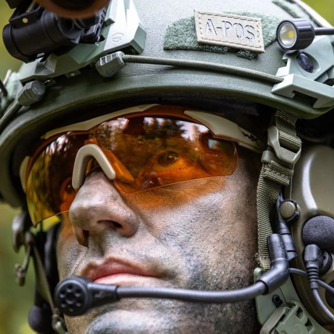 Ballistische Schutzbrille Vapor Comm (3-Gläser-Set Grau/Farblos/Rostbraun) - Tan - Wiley X