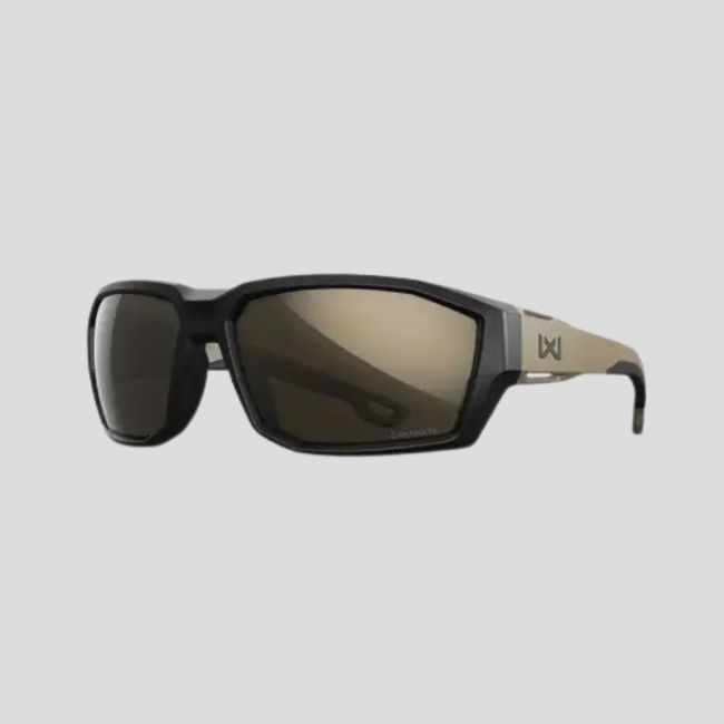 Lunettes de soleil Alpine (verres Captivate™ polarisés et miroirs Gris Tungstène) - Noir/Tan - Wiley X