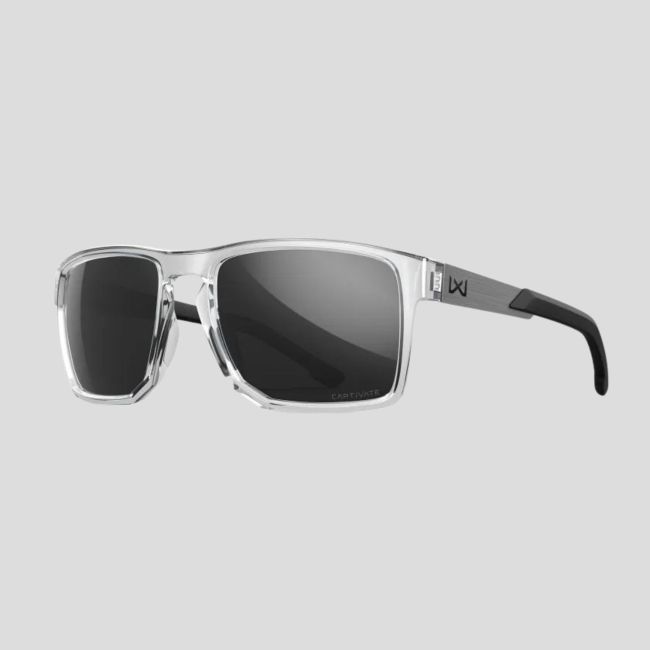 Lunettes de soleil Apex (verres Captivate™ Gris) - Gris Clair Transparent/Gris Clair - Wiley X