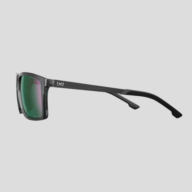 Lunettes de soleil Axe (verres Captivate™ polarisés et miroirs Verts) - Gris Transparent/Gris - Wiley X