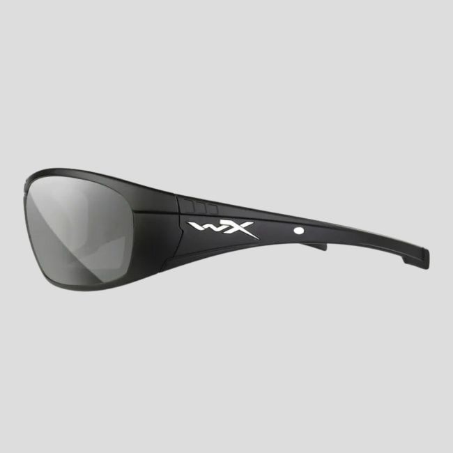 Óculos de sol Boss (lentes Silver Flash Cinza) - Preto - Wiley X