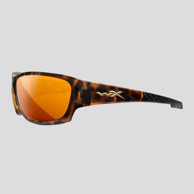 Lunettes de soleil Climb (verres Captivate™ polarisés et miroirs Bronzés) - Marron Tacheté - Wiley X