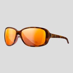 Gafas de sol mujer Affinity (lentes Captivate™ polarizadas y espejos Bronces) - Marrón Moteado - Wiley X
