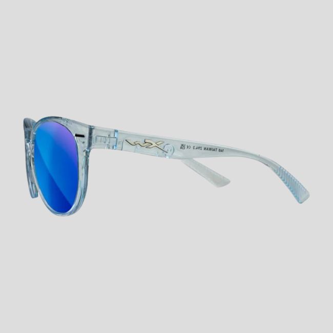 Damen-Sonnenbrille Covert (Captivate™ polarisierte und verspiegelte Gläser Blau) - Transparentes Hellblau - Wiley X