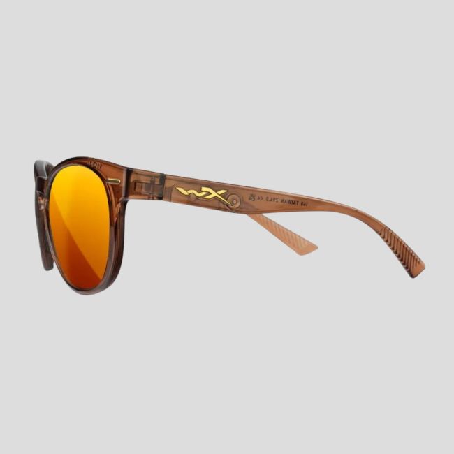 Damen-Sonnenbrille Covert (Captivate™ polarisierte und verspiegelte Gläser Bronze) - Transparentes Braun - Wiley X