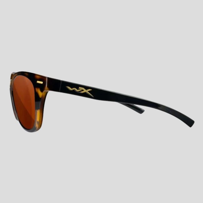 Damskie okulary przeciwsłoneczne Ultra (soczewki Captivate™ polaryzowane Miedziane) - Brązowy Cętkowany/Czarny - Wiley X