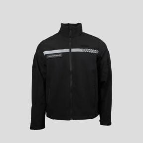 Softshell Sécurité Privée avec bande HV Noir - Safetek by GK