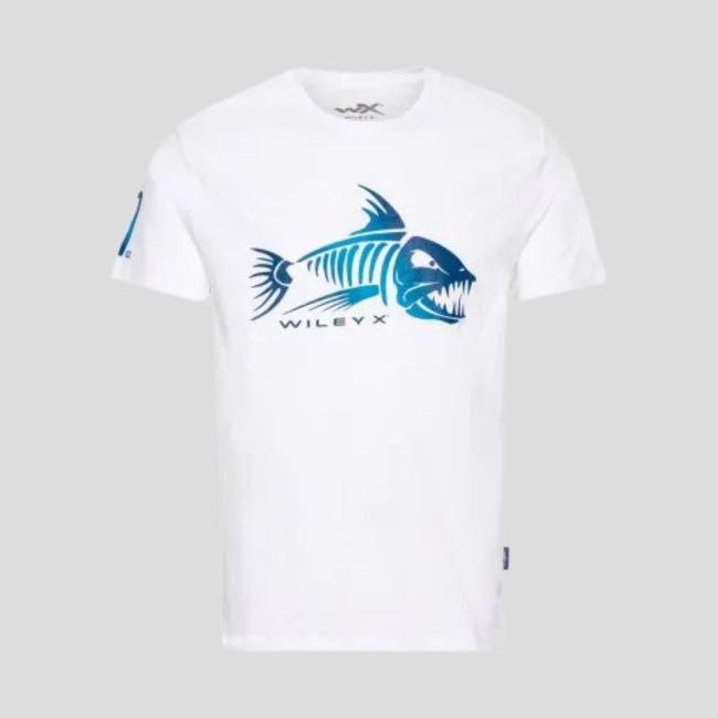 Camiseta Fish Skeleton - Blanco - Wiley X