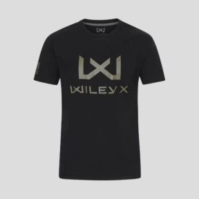 T-shirt Canyon mit Brustlogo Salbeigrün - Schwarz - Wiley X