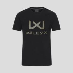 T-shirt Canyon mit Brustlogo Salbeigrün - Schwarz - Wiley X