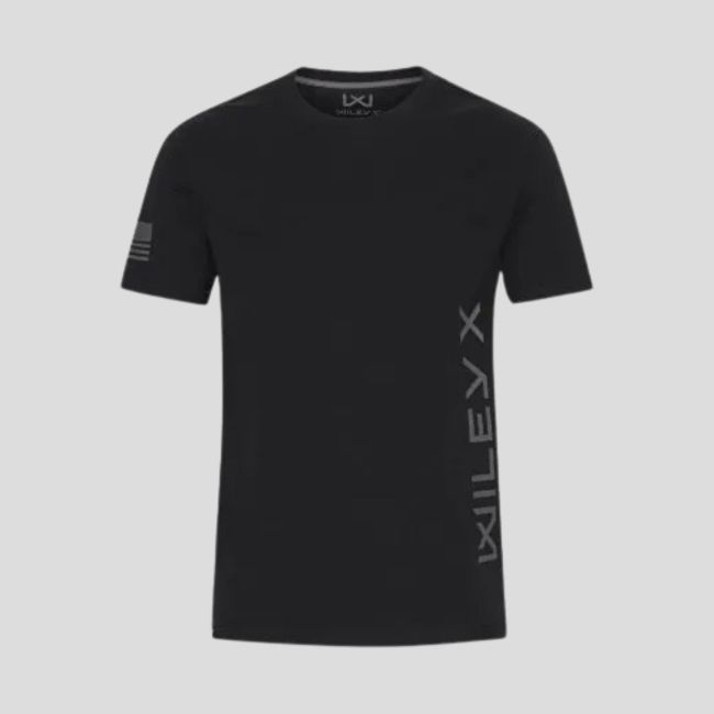 T-Shirt Canyon mit Seitenlogo Grau - Schwarz - Wiley X