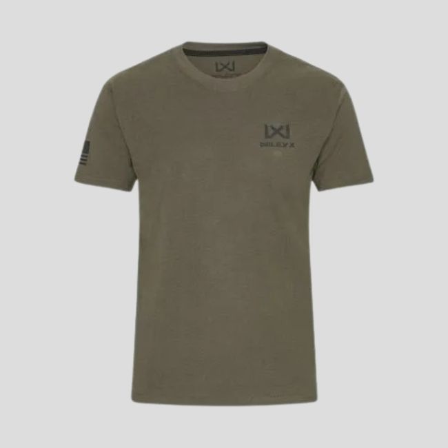 T-shirt Canyon z logo serca Oliwkowa Zieleń - Szałwiowa Zieleń - Wiley X