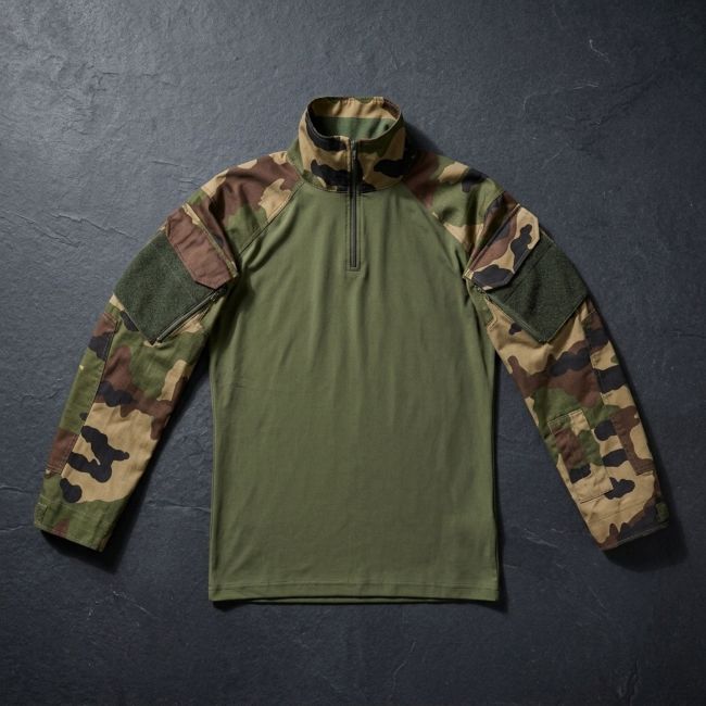 Lycra + Mesh Combat Shirt Camo CE - Defcon 5