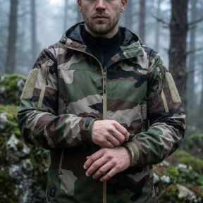 Hardshell jas met capuchon T.O.R.D. LW Camo CE - Outrider