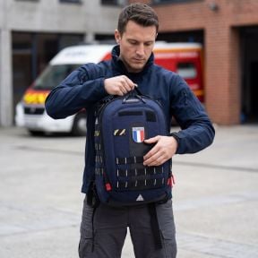 Mochila con carcasa rígida MATT 19L - Azul Noche - Dimatex