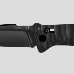 Messer C.A.C.® s200 glatte Klinge Griff g10 toxifié - Schwarz - TB Outdoor