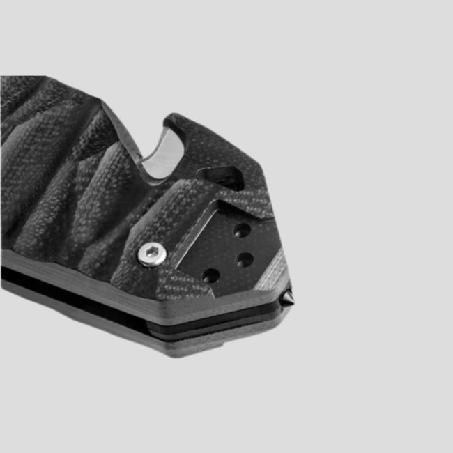 Couteau C.A.C.® s200 lisse manche g10 toxifié - Noir - TB Outdoor