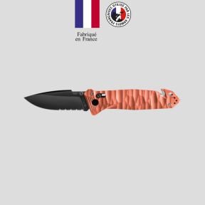 Mes C.A.C.® s200 serration heft g10 toxifié - Koraal - TB Outdoor