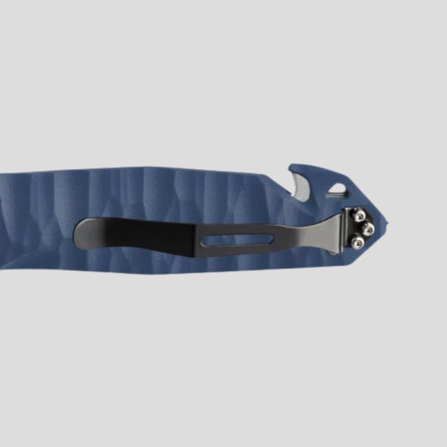 Mes C.A.C.® s200 editie blauw (blauwe kling) technische doos + etui + vork punt rond - TB Outdoor