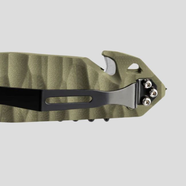Couteau C.A.C.® serration manche toxifie pa6 - Kaki - TB Outdoor