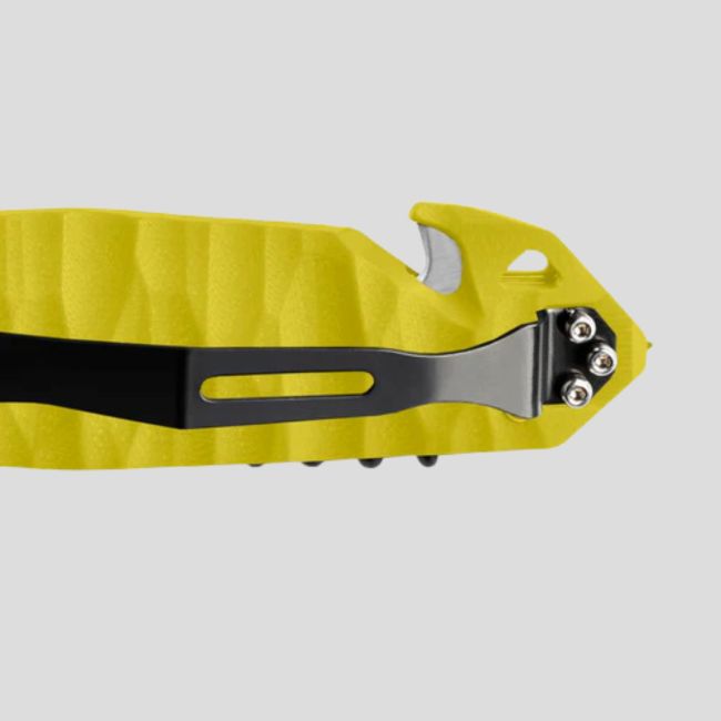 Cuchillo C.A.C.® serration mango toxificado pa6 - Amarillo - TB Outdoor