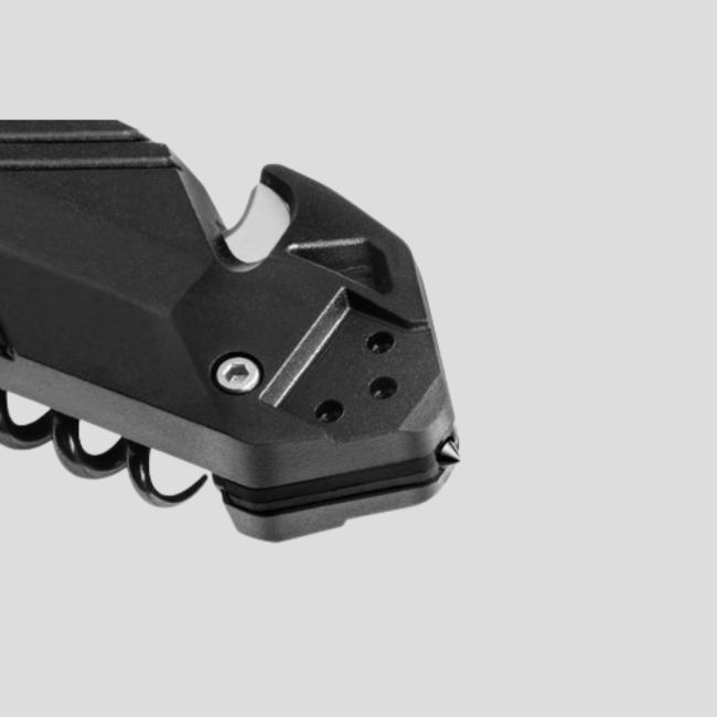 Coltello C.A.C.® (lama liscia) manico pa6 - Nero - TB Outdoor