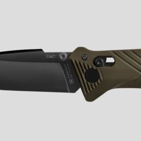 Cuchillo C.A.C.® (hoja lisa) mango pa6 - Caqui - TB Outdoor