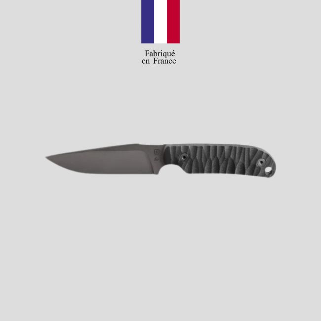 Nóż Commandeur g10 + etui kydex - Czarny toxifié - TB Outdoor