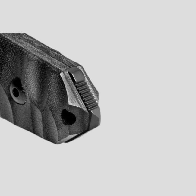 Coltello Il Maraudeur G10 tossificato (lama liscia) + fodero kydex senza attacco molle - Nero - TB Outdoor