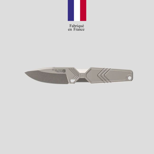 Cuchillo monobloque Impact 127 - Inox - TB Outdoor