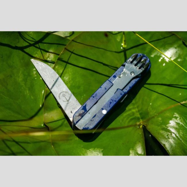 Multifunctioneel zakmes Bivouac® Marine Nationale - Marineblauw - TB Outdoor