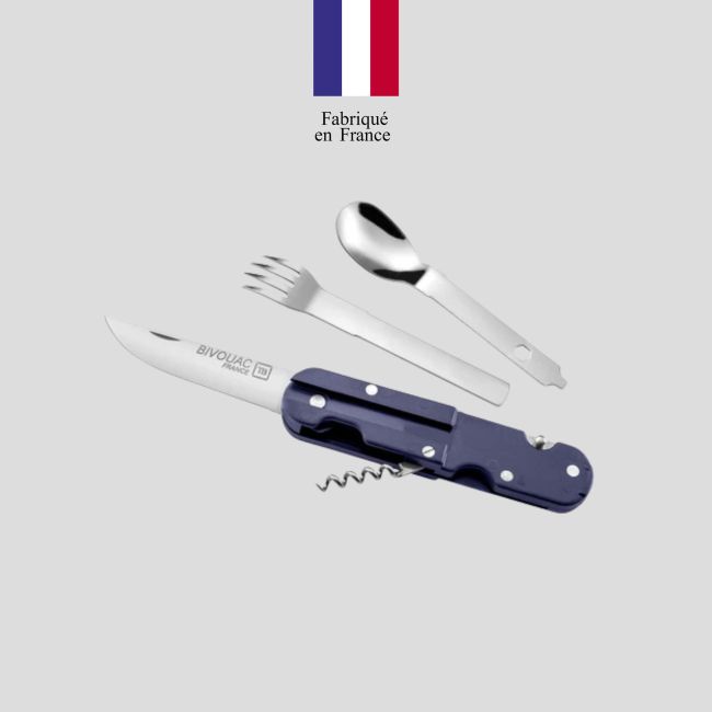 Multifunktions-Taschenmesser Bivouac® - Marine Blau - TB Outdoor