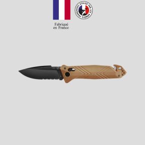 Zakmes C.A.C.® (gekarteld lemmet) Vengeur Edition - Tan - TB Outdoor