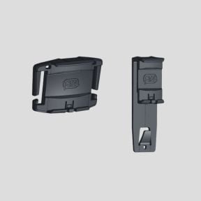 Platinas Molle Adapt para montaje de una linterna frontal Aria en un sistema de fijación Molle - Petzl