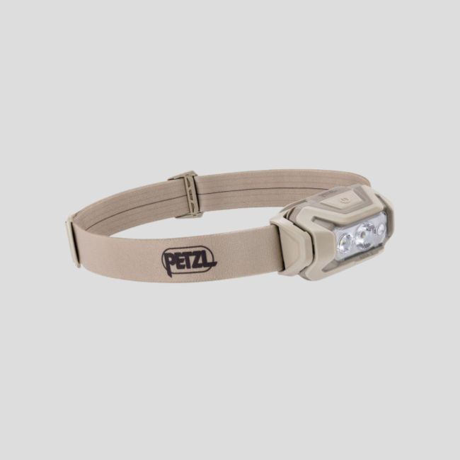 Hybride hoofdlamp Aria 2 RGB (450 lumen) - Tan - Petzl